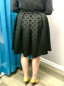 Polka Dot Winter Skirt