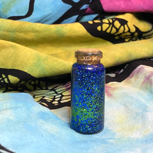 "Ocean" Glitter Calming Jar Keychain