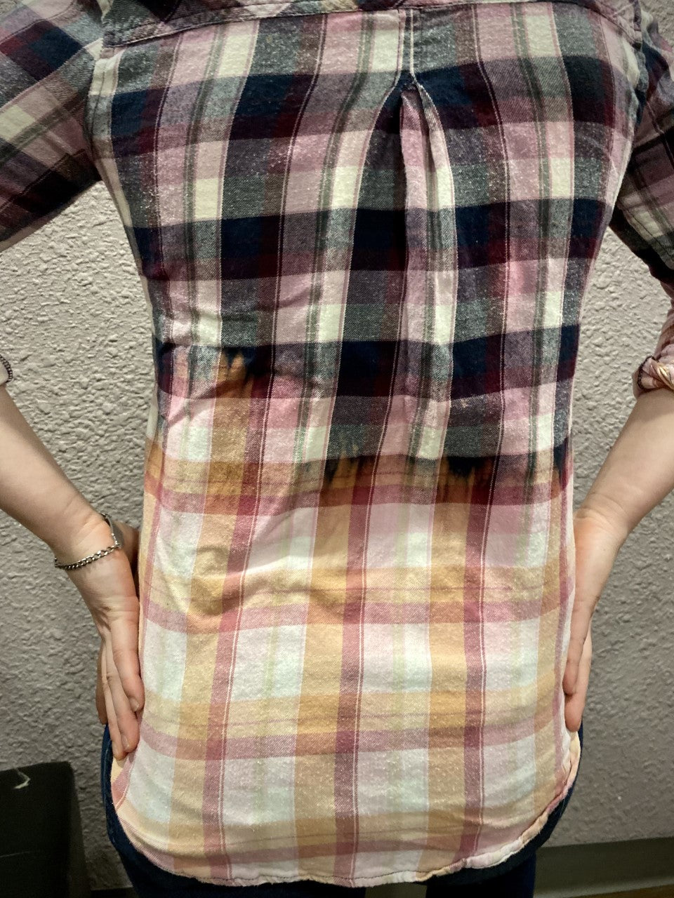 Plaid Dip Bleach