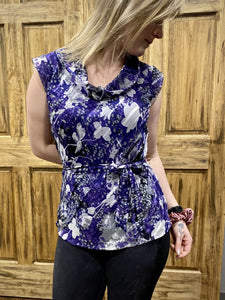 Semi Formal Floral Top